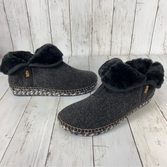 Toni Pons Origens Espadrille Platform Gray Wool Slip On Booties Women’s Size 10 - Picture 5 of 11